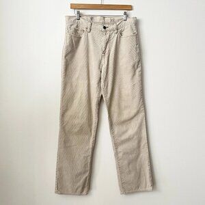 Barney's CO-OP Men's Beige Corduroy Jeans Pants Size 32 Straight Leg Classic